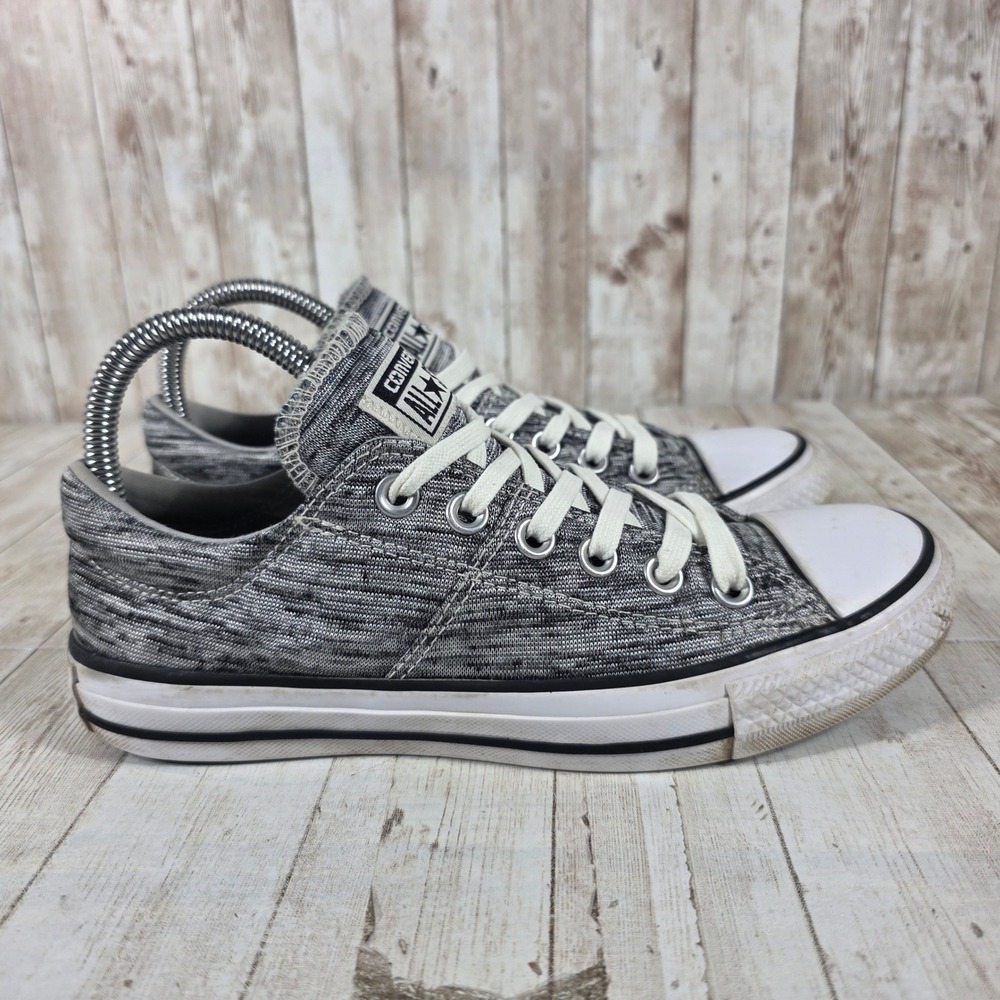 Converse Chuck Taylor All Star Low Top Grey Space Dye‎ Knit Sneakers Womens 7 - Picture 1 of 8